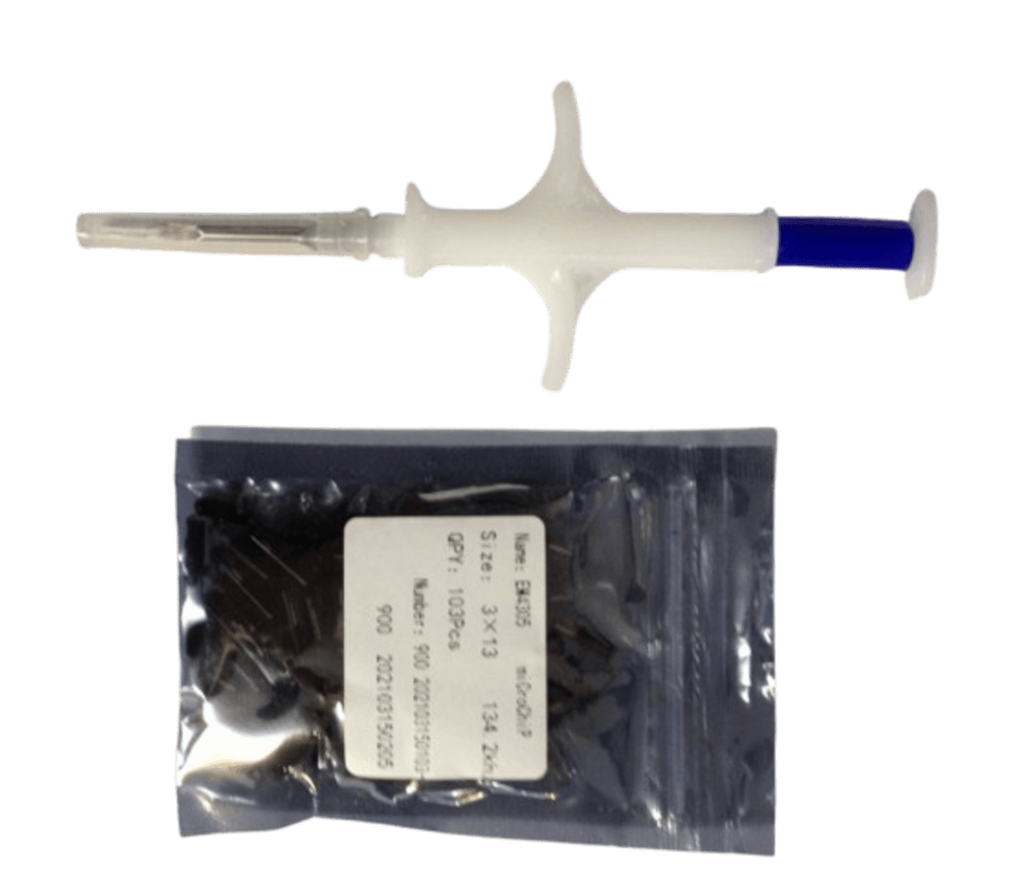 product-24-1-removebg-preview (1) پلاک دام زیرپوستی زیرجلدی مدل 3در13 | شناسایی دائمی، دقیق و بدون خطا با میکروچیپ RFID استاندارد - تصویر 1